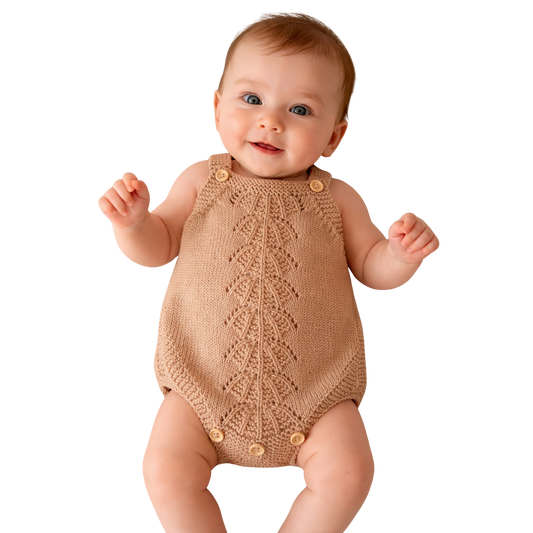 Barboteuse bébé en laine mérinos