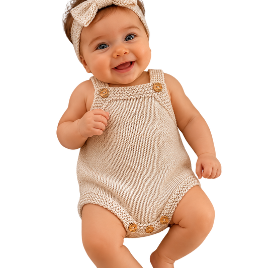 Barboteuse bébé en laine mérinos