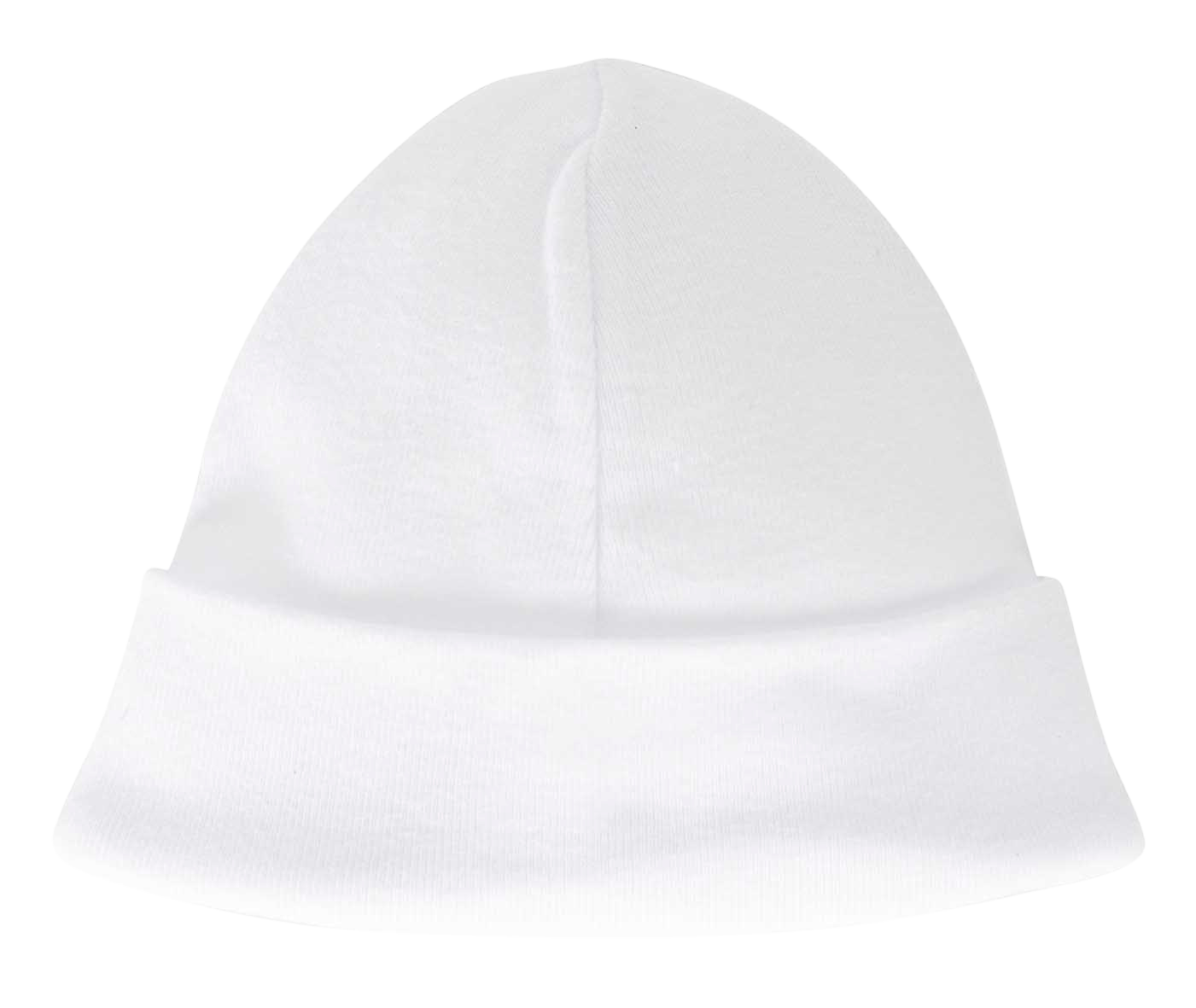 Bonnet bébé en coton blanc