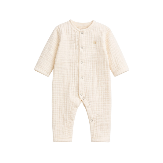 Combinaison bébé mixte en gaze de coton biologique