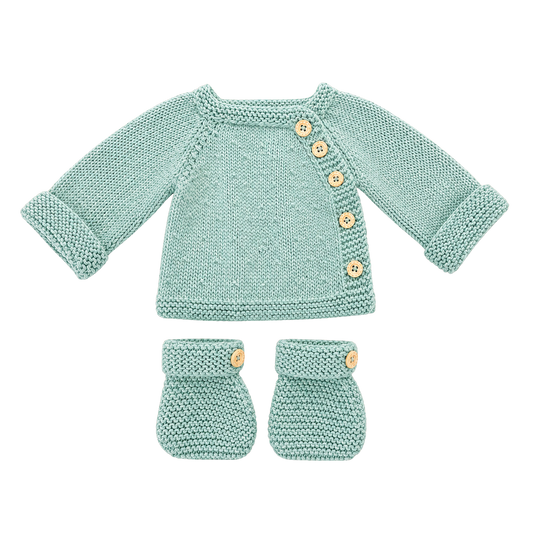 Brassiere bébé et chaussons fait main