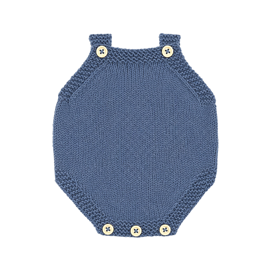 Barboteuse bebe en maille coton/merinos